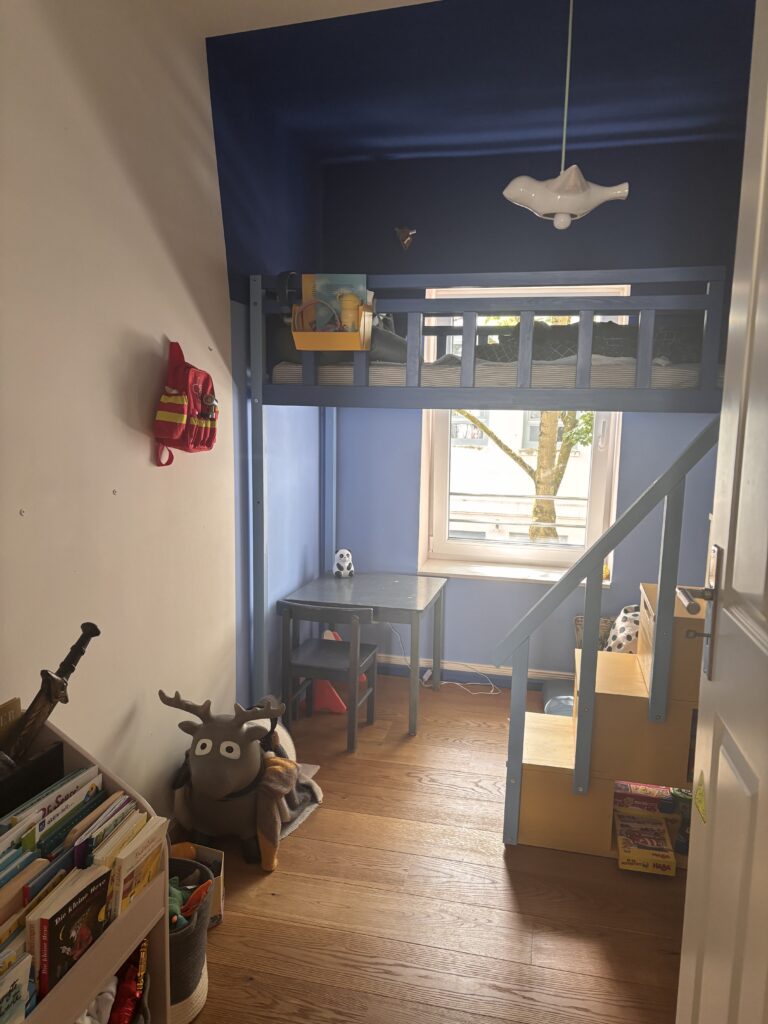 Kinderzimmer color drenching finaler look