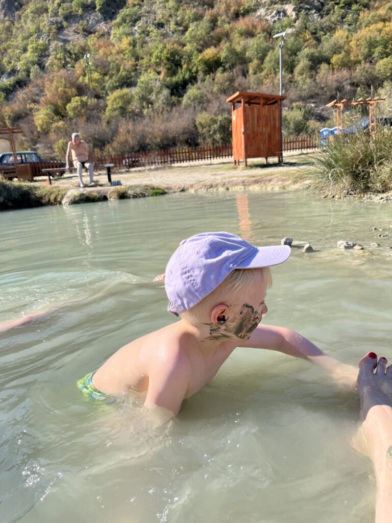 Schlamm Thermalbad heiße quellen