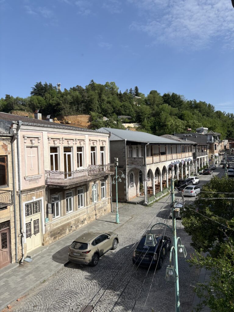 Strasse in Georgien kutaissi