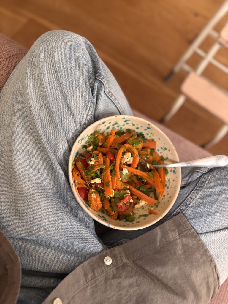 Meal Prep Quick Lunch Möhre