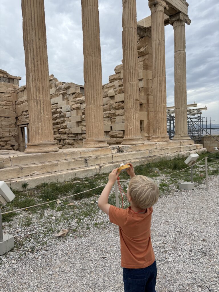 Kind foto Athen Akropolis