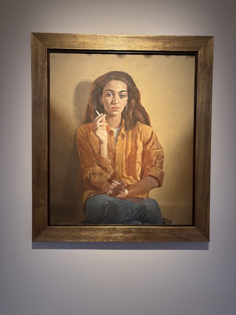Rauchende Frau Museum Athen