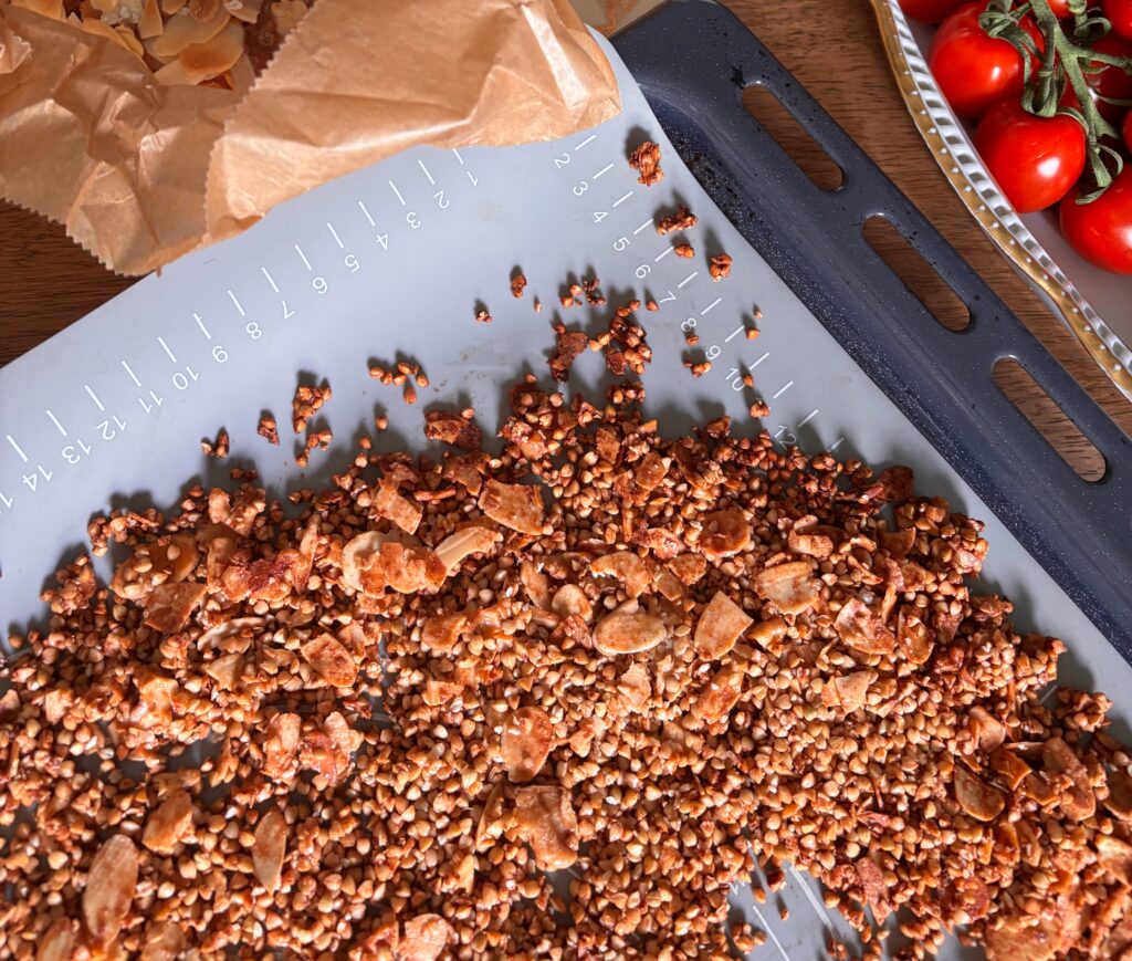 Meal Prep Frühstück Buchweizen Granola