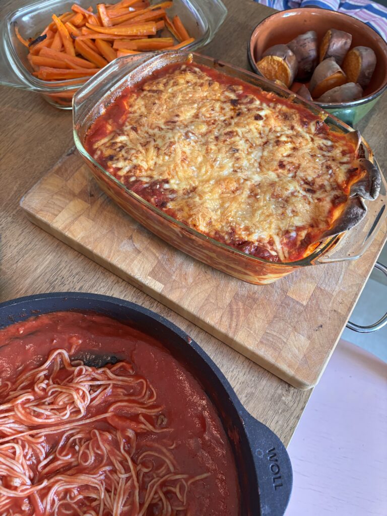 Pasta Tomatensauce Lasagne