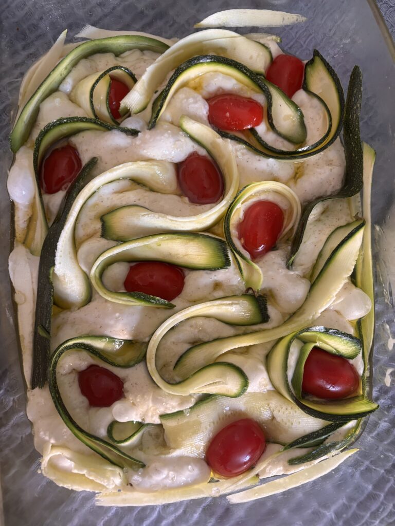 focaccia herzhaft zucchini